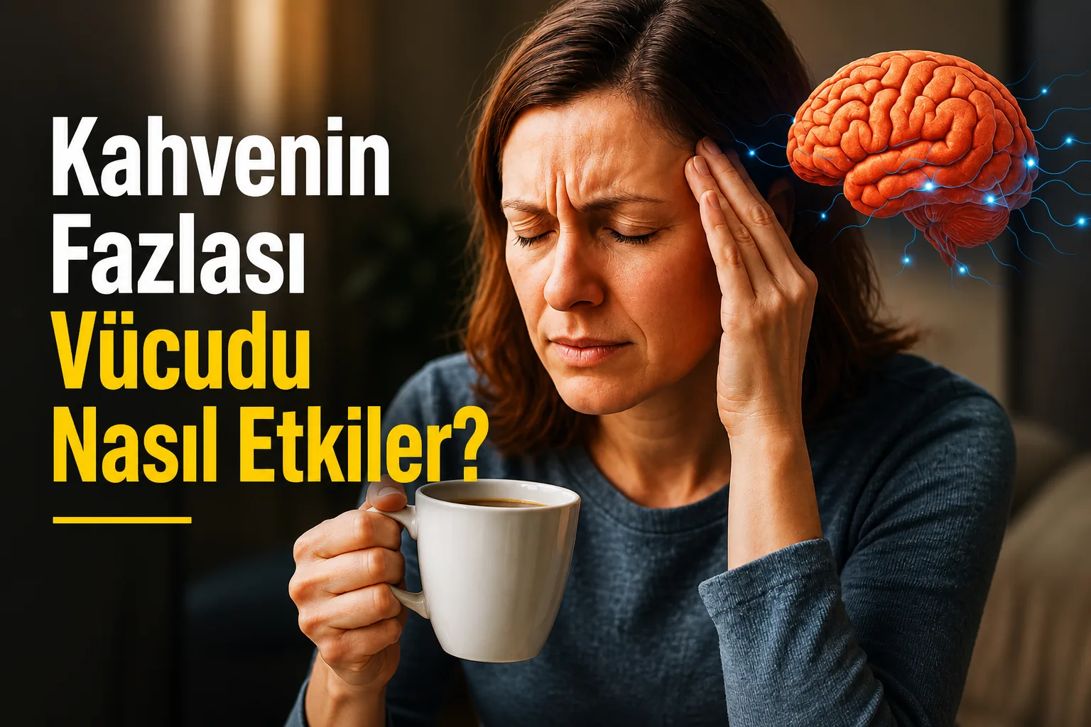Kahvenin Fazlası Vücudu Nasıl Etkiler?
