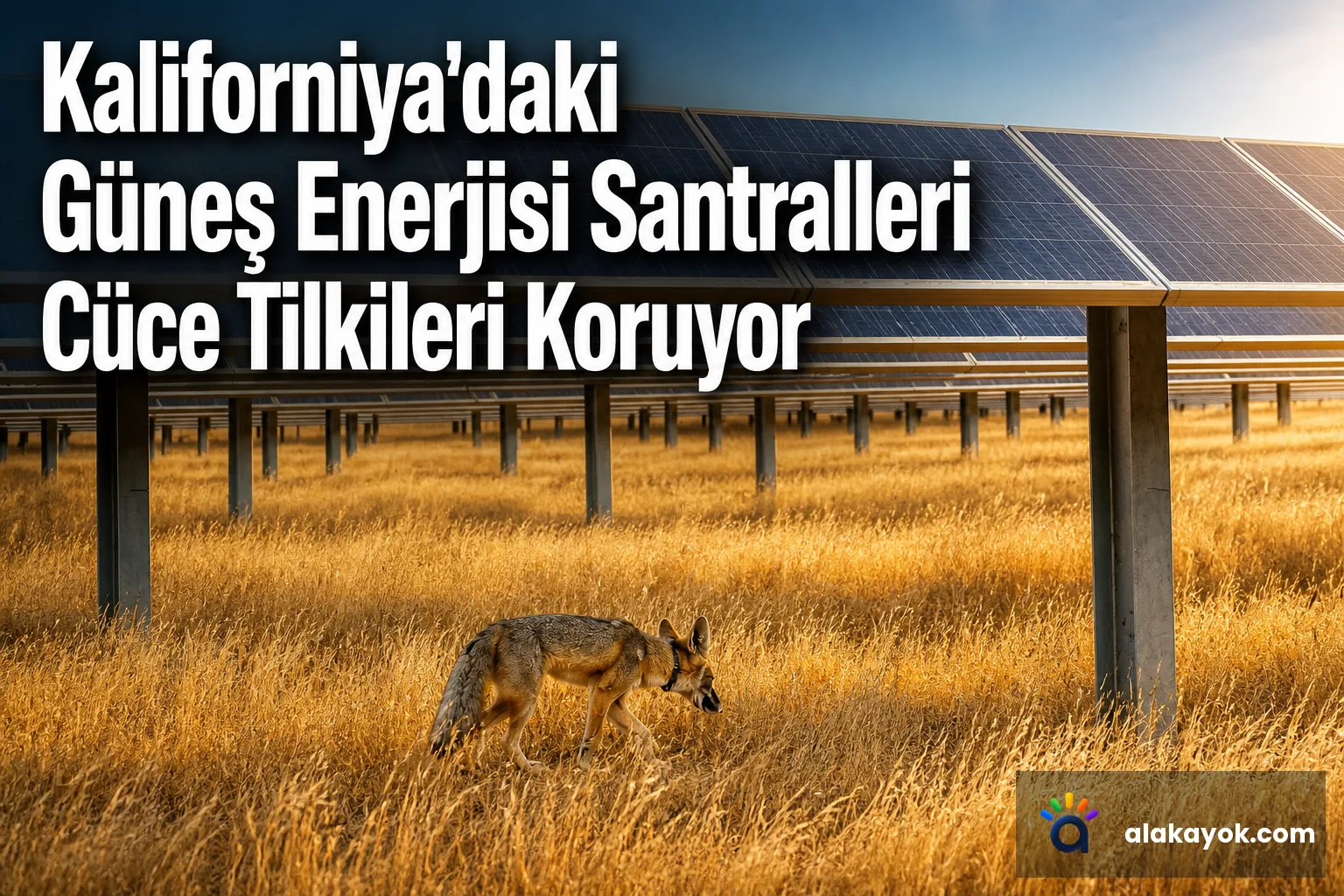 Kaliforniya'daki Güneş Enerjisi Santralleri Cüce Tilkileri Koruyor