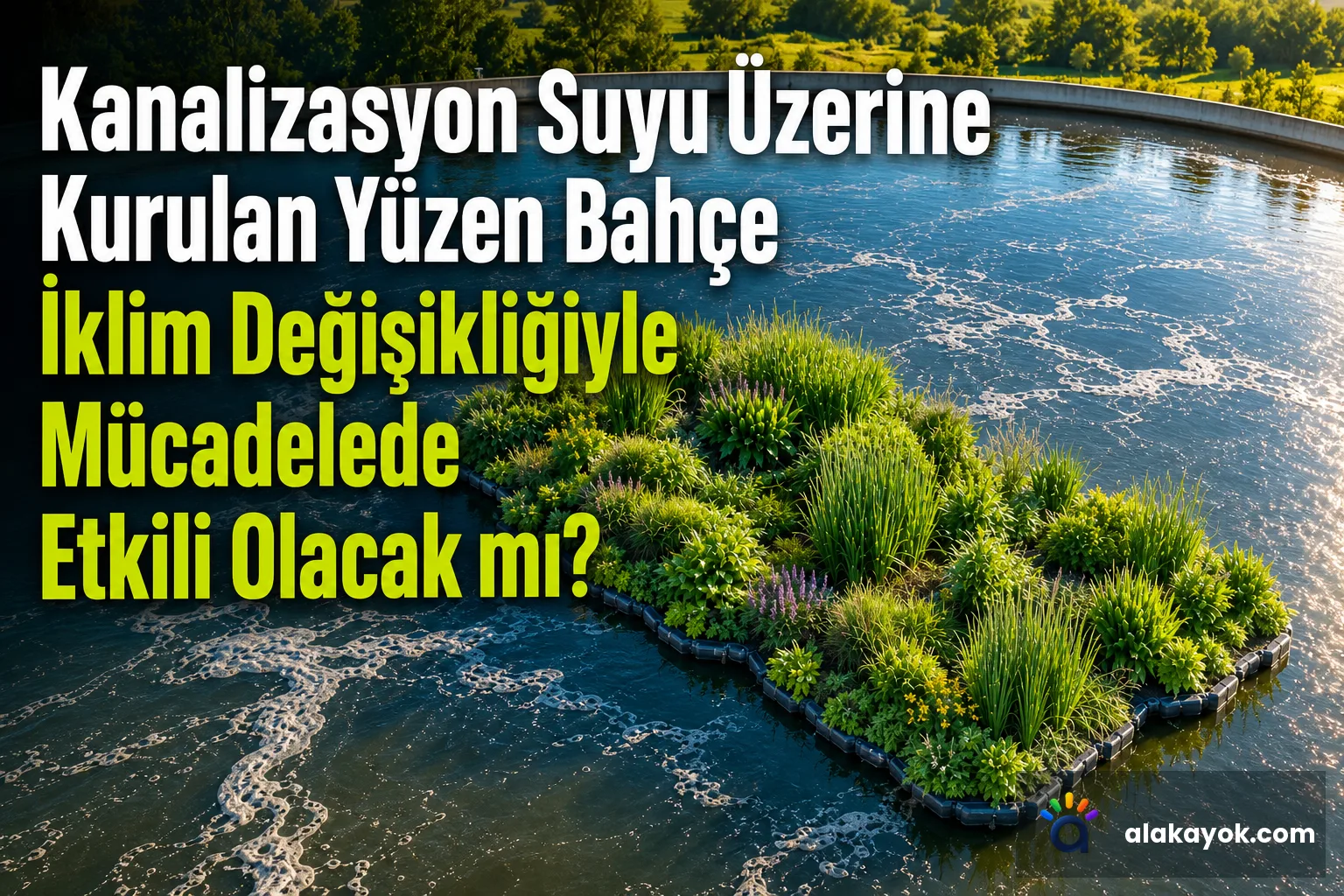 Kanalizasyon Suyu Üzerine Kurulan Yüzen Bahçe İklim Değişikliğiyle Mücadelede Etkili Olacak mı?