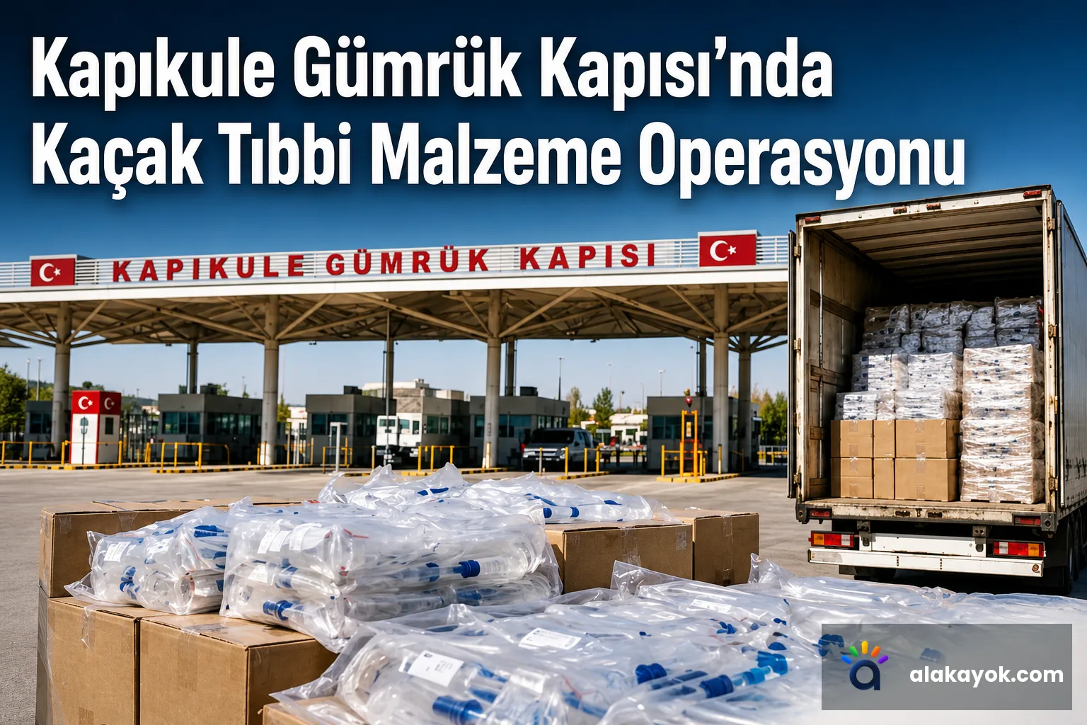 Kapıkule Gümrük Kapısı'nda Kaçak Tıbbi Malzeme Operasyonu