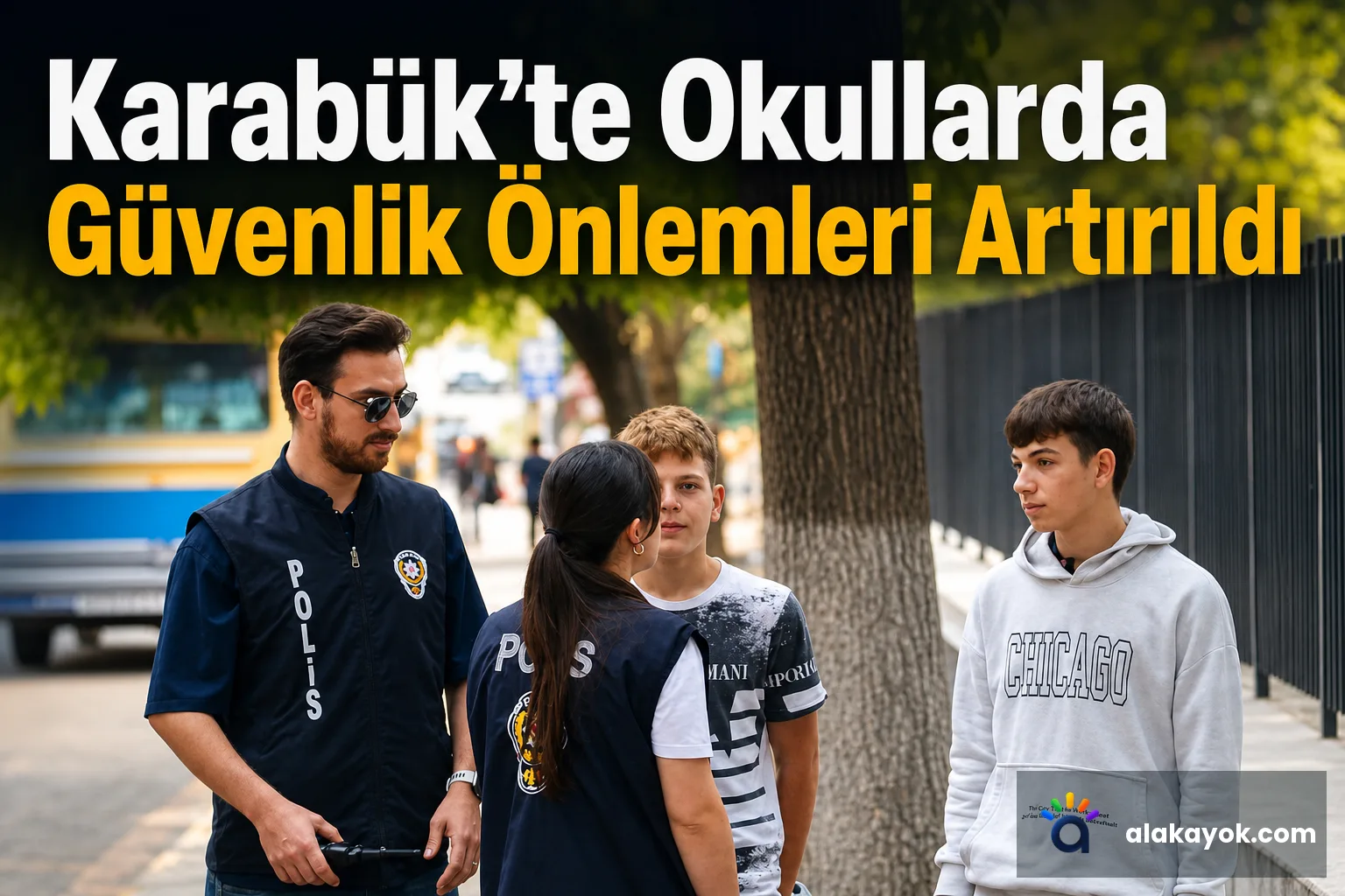 Karabük'te Okullarda Güvenlik Önlemleri Artırıldı