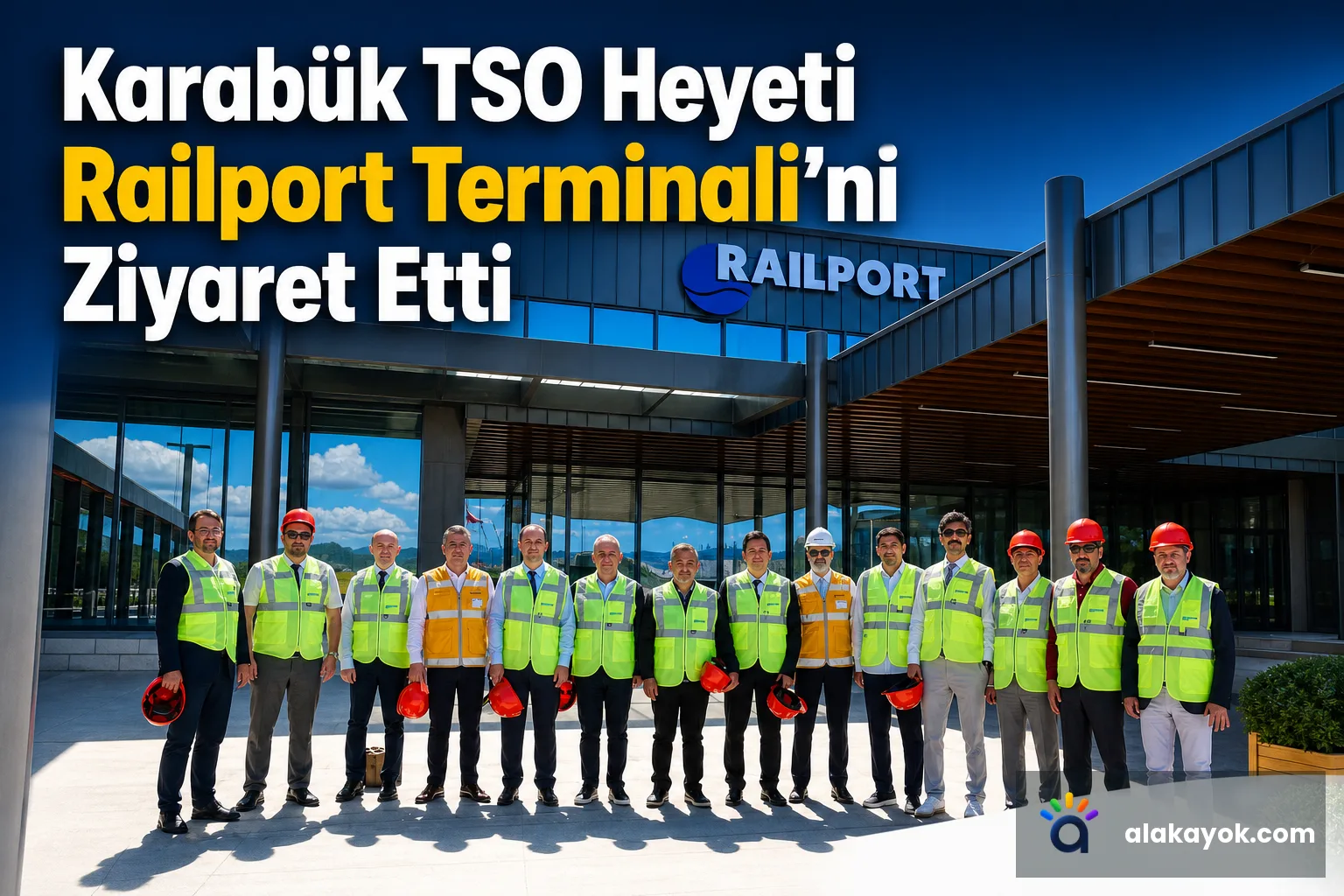 Karabük TSO Heyeti Railport Terminali'ni Ziyaret Etti