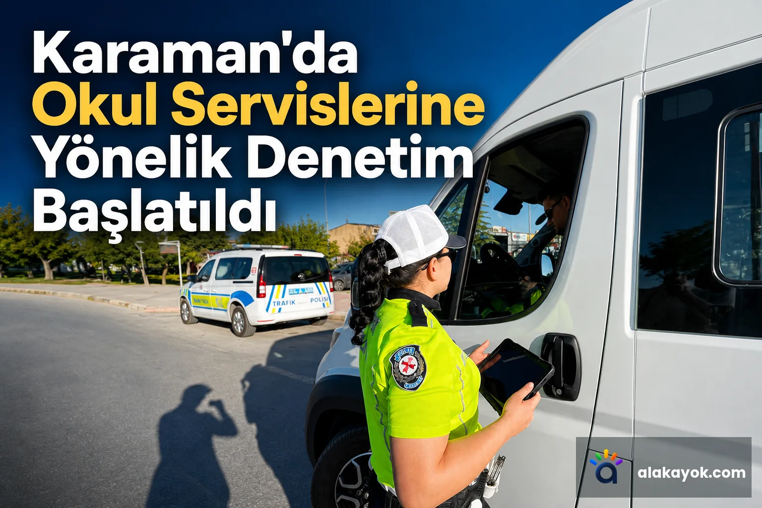 Karaman'da Okul Servislerine Yönelik Denetim Başlatıldı