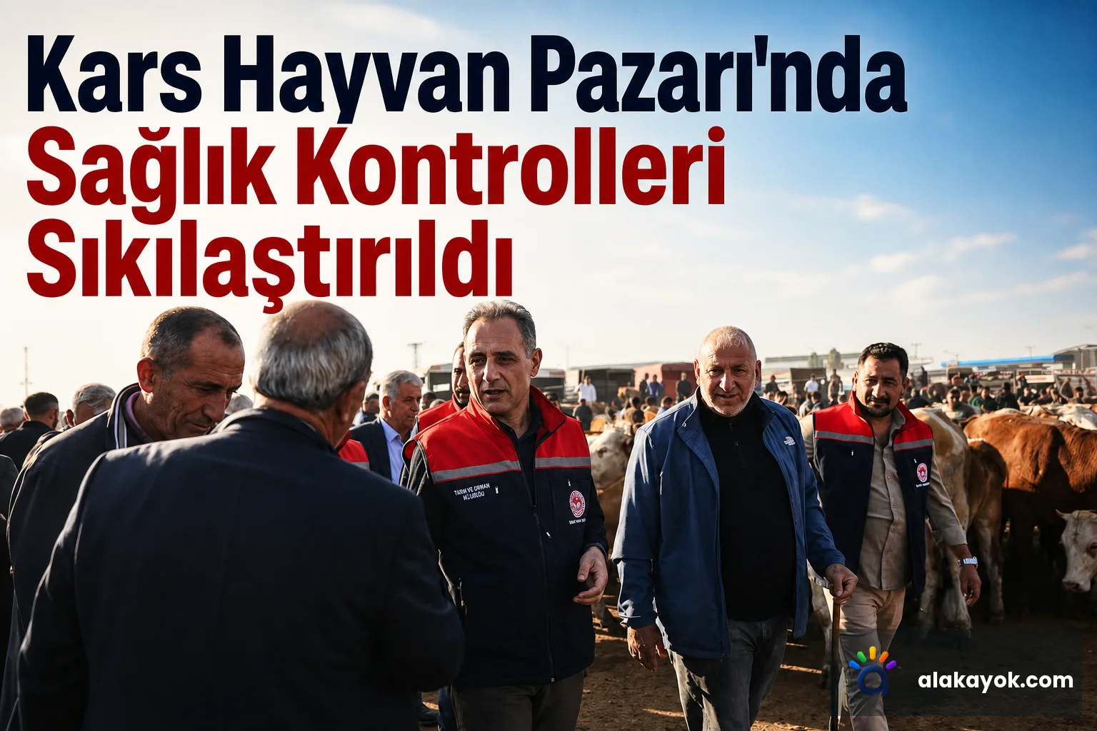 Kars Hayvan Pazarı'nda Sağlık Kontrolleri Sıkılaştırıldı