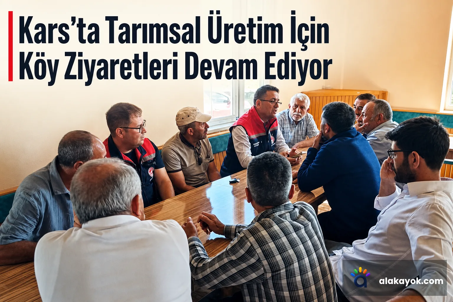 Kars'ta Tarımsal Üretim İçin Köy Ziyaretleri Devam Ediyor