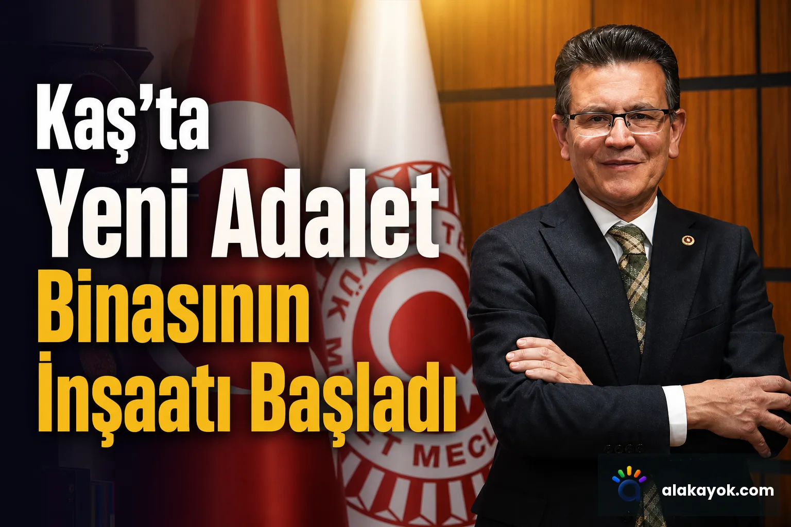Kaş'ta Yeni Adalet Binasının İnşaatı Başladı