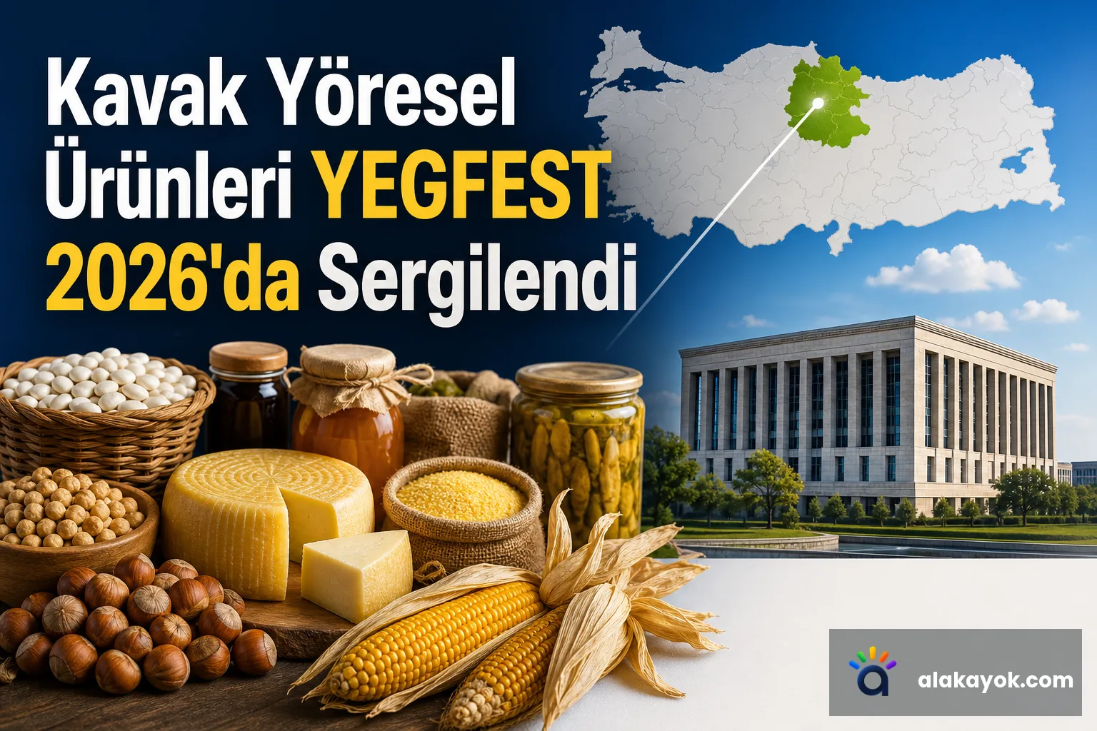 Kavak Yöresel Ürünleri YEGFEST 2026'da Sergilendi
