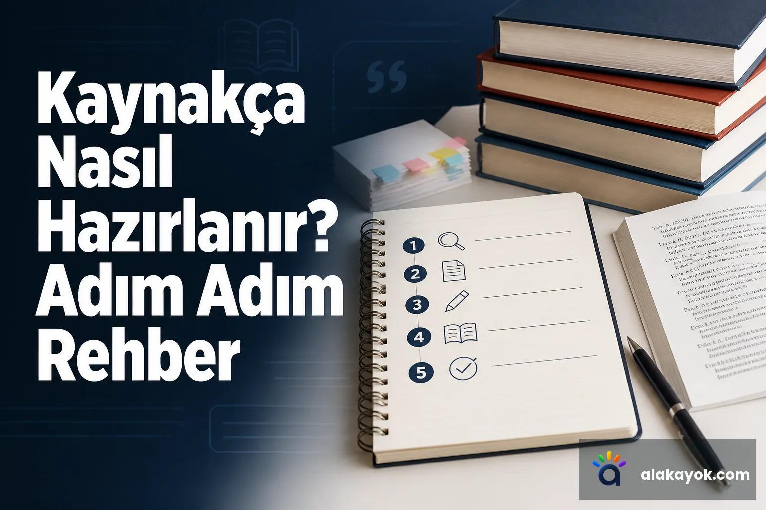Kaynakça Nasıl Hazırlanır? Adım Adım Rehber