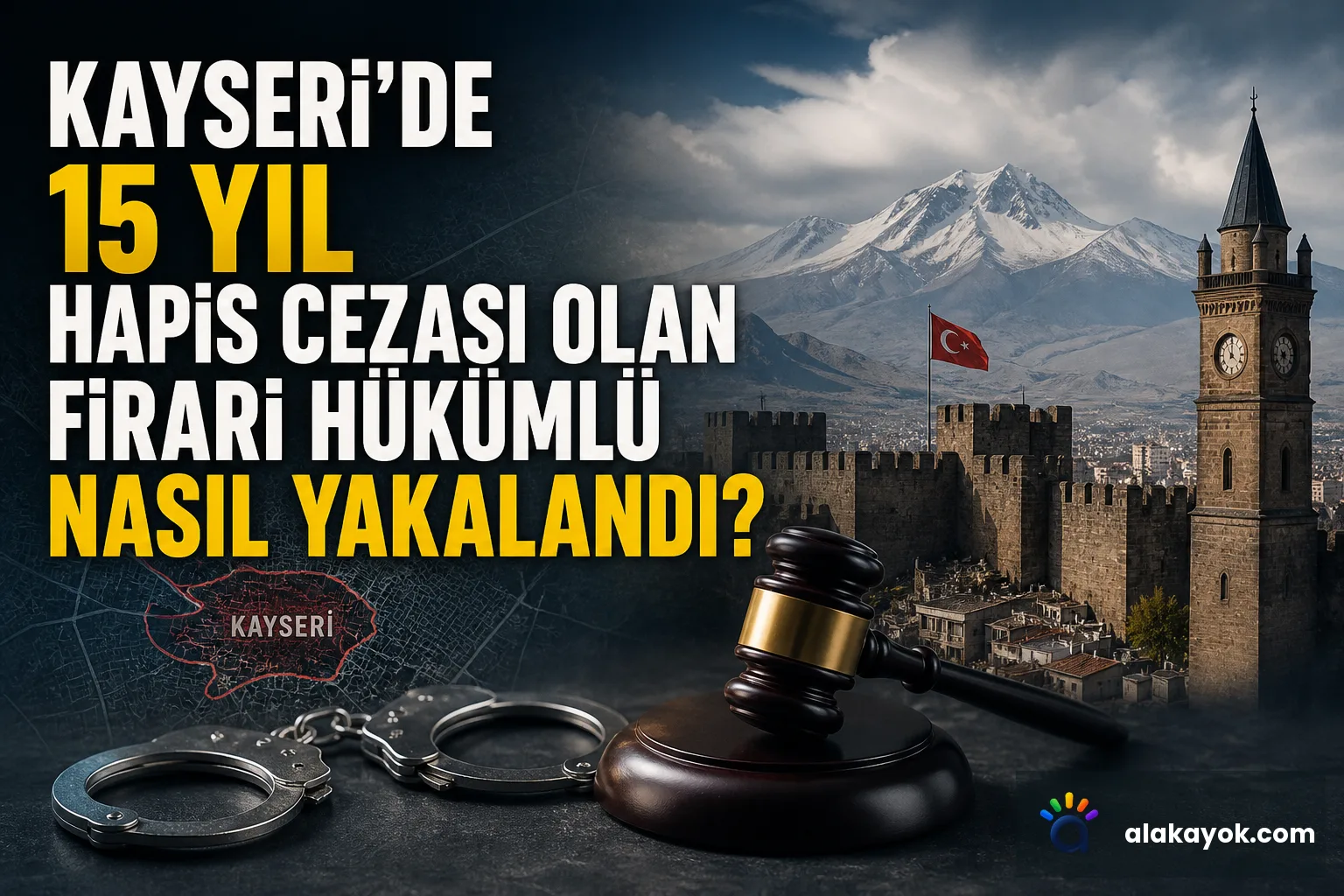 Kayseri'de 15 Yıl Hapis Cezası Olan Firari Hükümlü Nasıl Yakalandı?