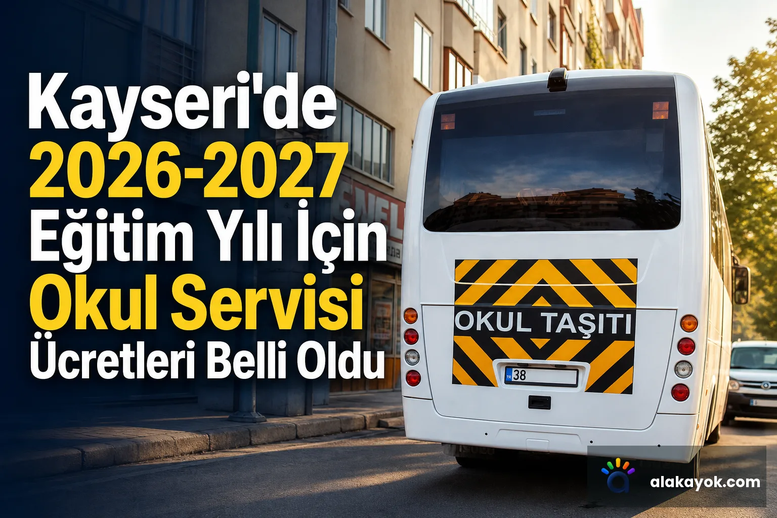 Kayseri'de 2026-2027 Eğitim Yılı İçin Okul Servisi Ücretleri Belli Oldu