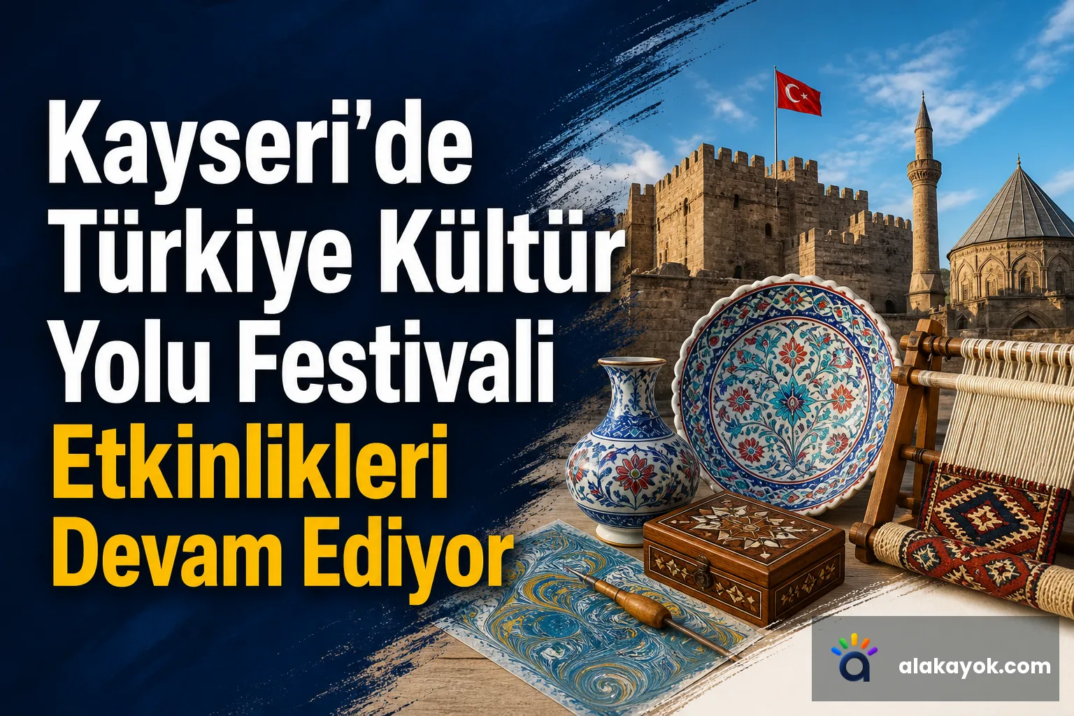 Kayseri'de Türkiye Kültür Yolu Festivali Etkinlikleri Devam Ediyor