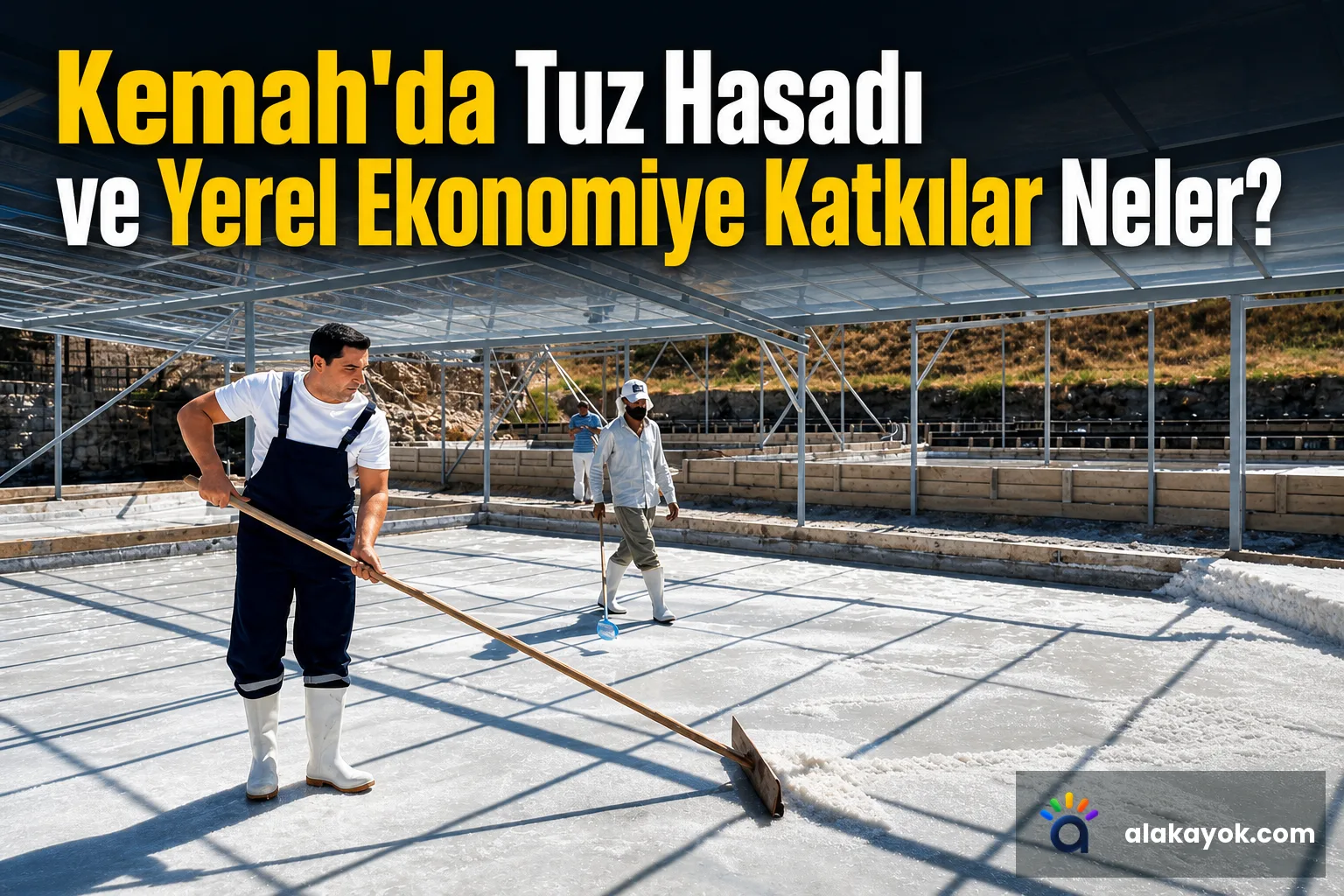 Kemah'da Tuz Hasadı ve Yerel Ekonomiye Katkılar Neler?