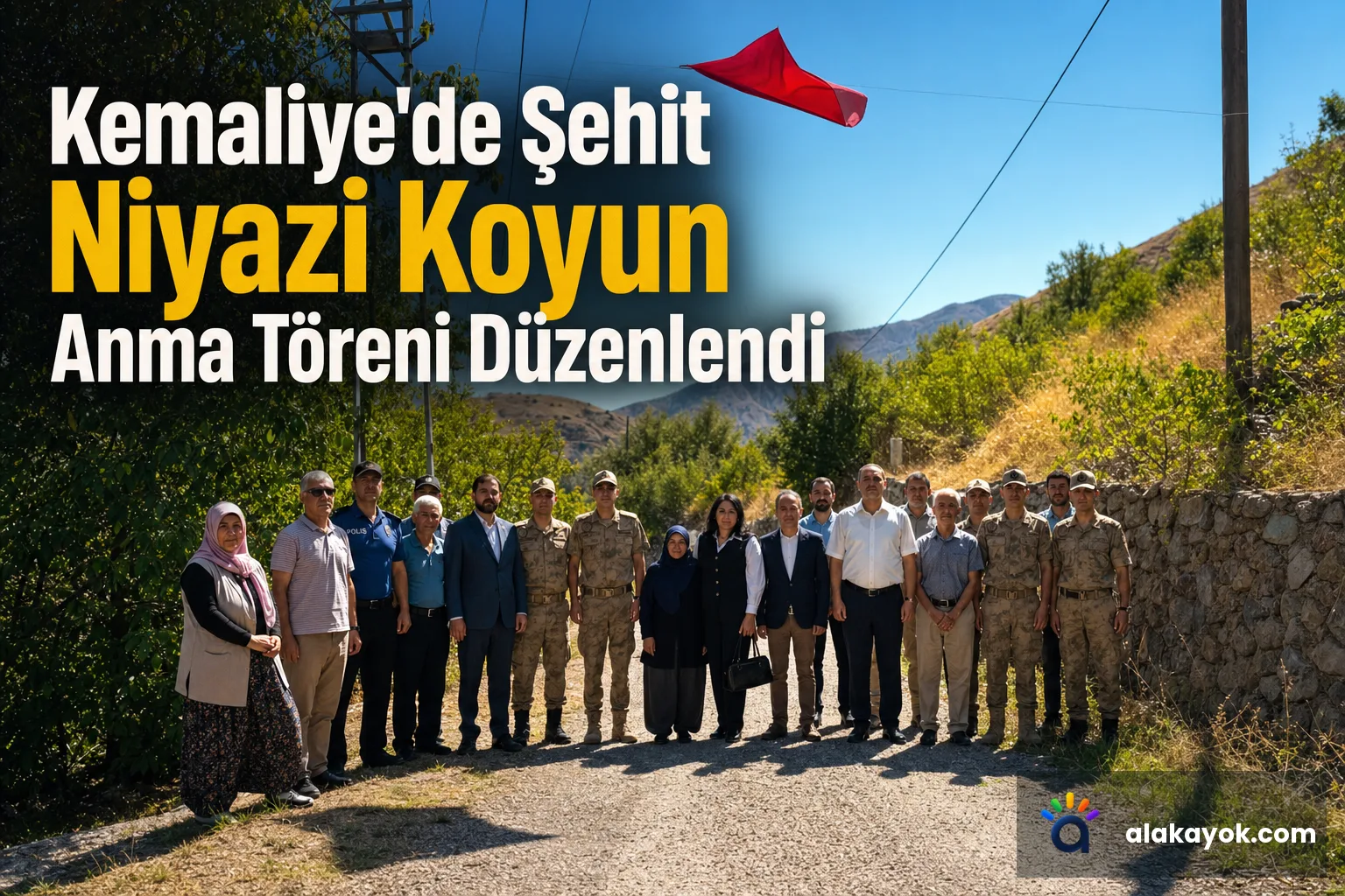 Kemaliye'de Şehit Niyazi Koyun Anma Töreni Düzenlendi
