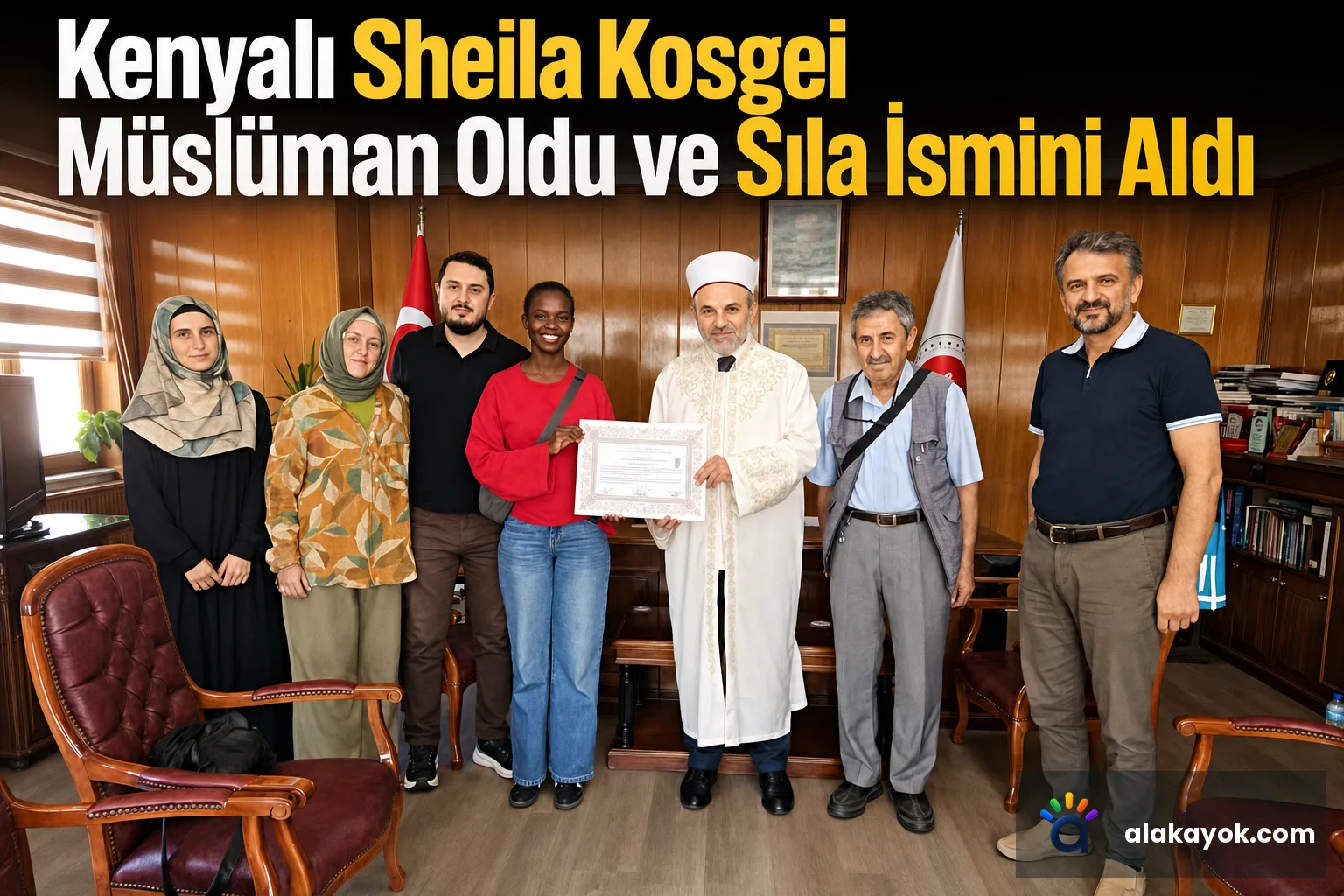 Kenyalı Sheila Kosgei Müslüman Oldu ve Sıla İsmini Aldı