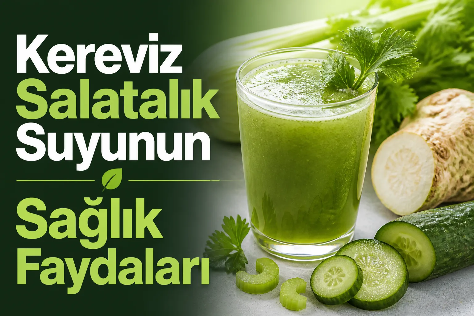 Kereviz Salatalık Suyunun Sağlık Faydaları