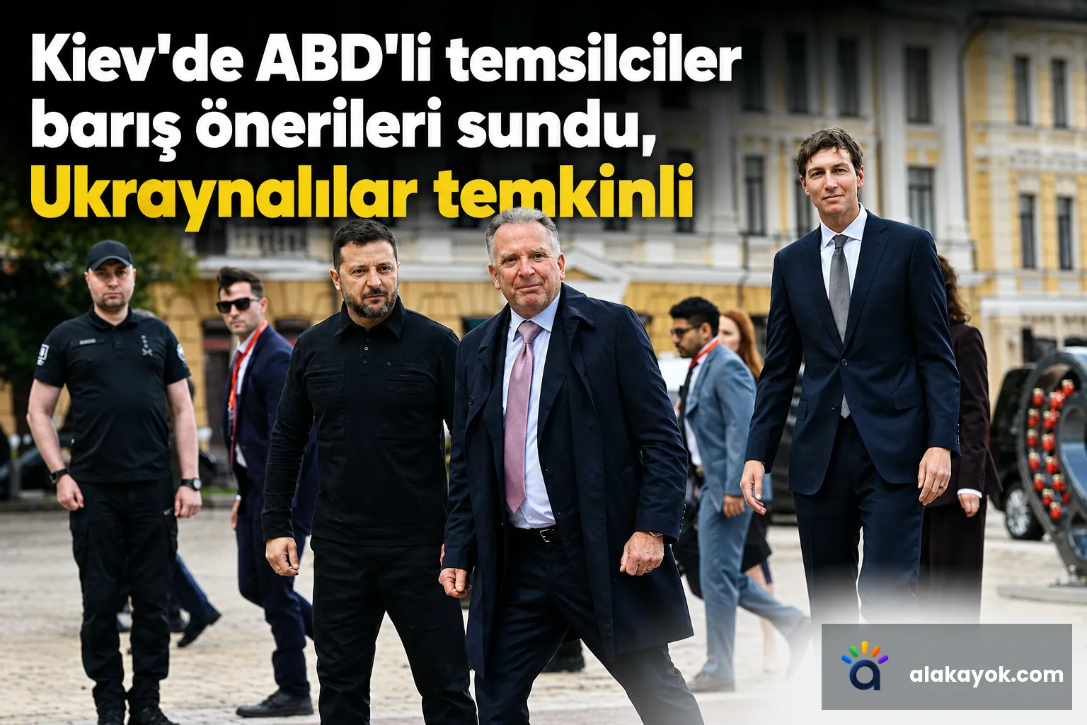 Kiev'de ABD'li temsilciler barış önerileri sundu, Ukraynalılar temkinli