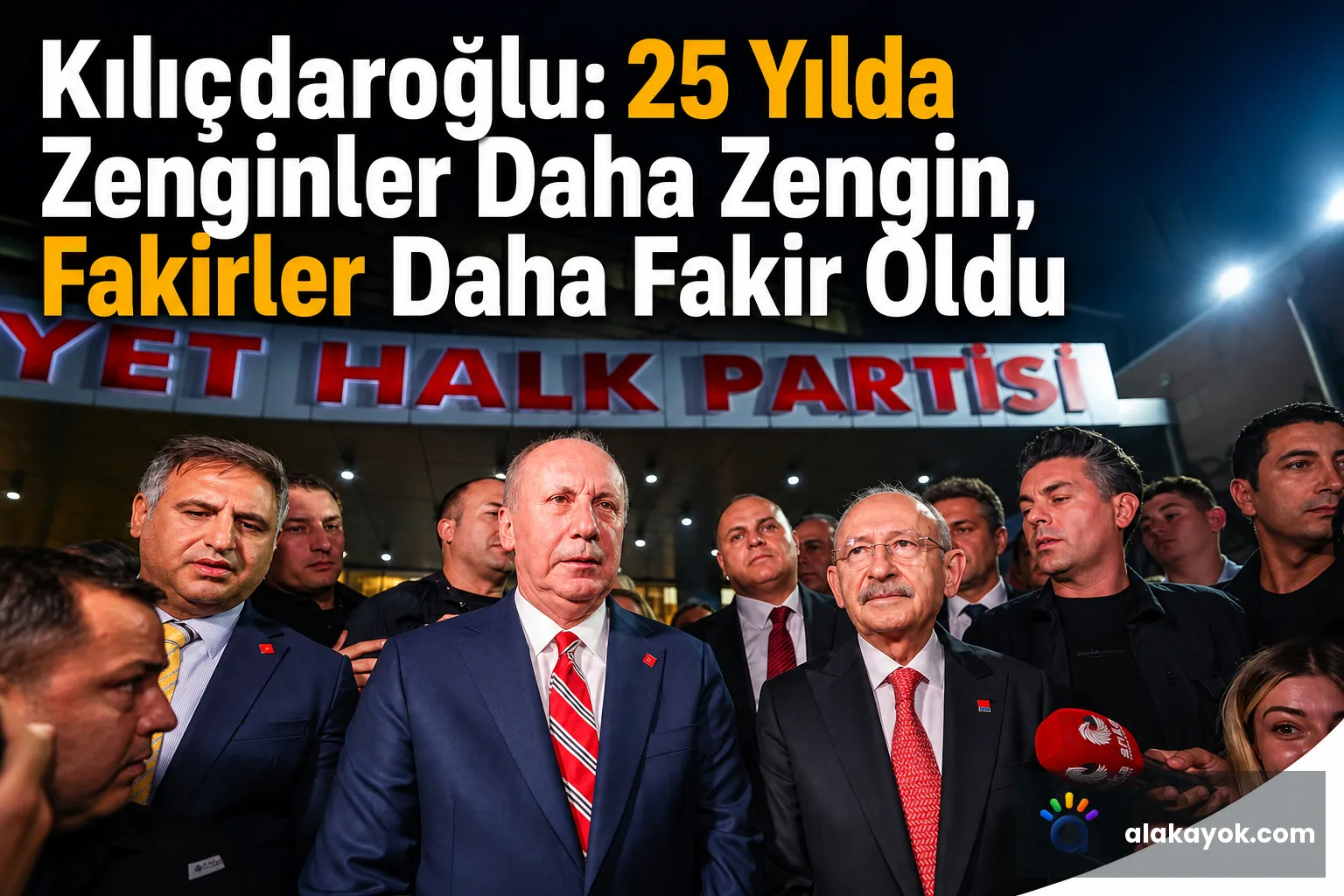Kılıçdaroğlu: 25 Yılda Zenginler Daha Zengin, Fakirler Daha Fakir Oldu