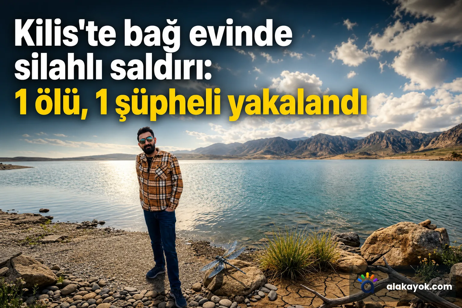 Kilis'te bağ evinde silahlı saldırı: 1 ölü, 1 şüpheli yakalandı
