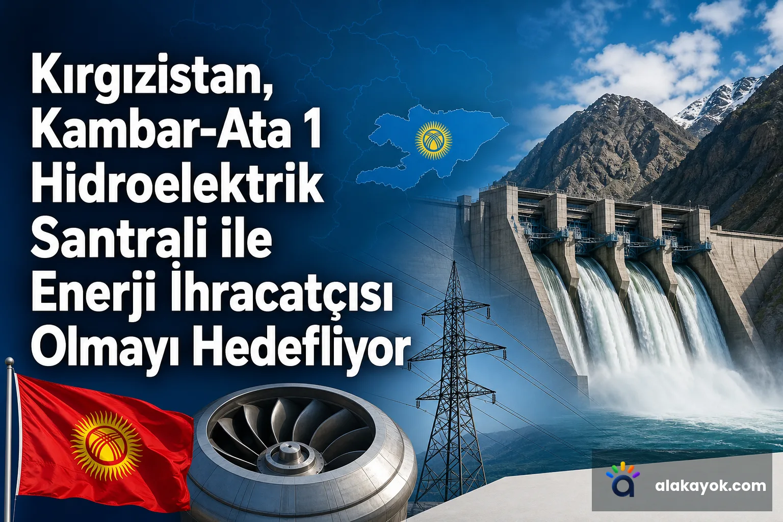 Kırgızistan, Kambar-Ata 1 Hidroelektrik Santrali ile Enerji İhracatçısı Olmayı Hedefliyor