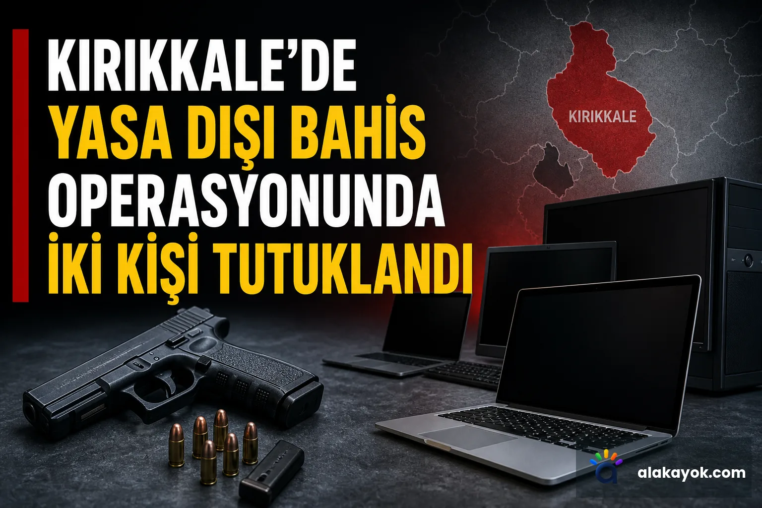 Kırıkkale'de Yasa Dışı Bahis Operasyonunda İki Kişi Tutuklandı
