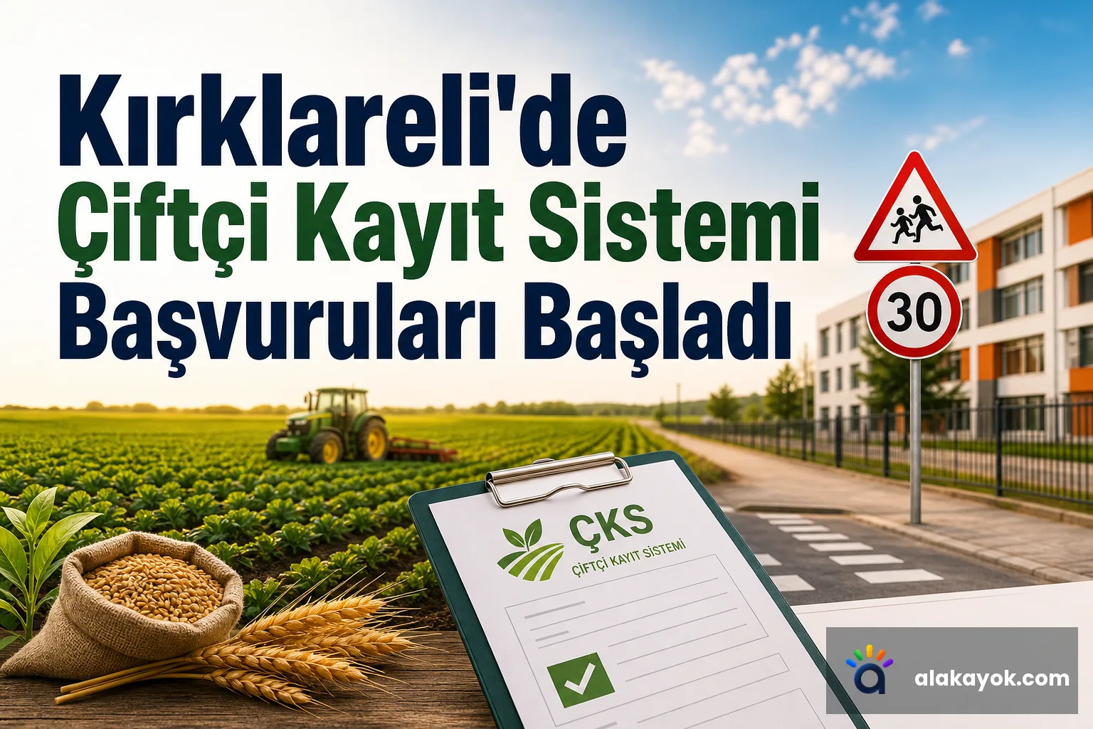 Kırklareli'de Çiftçi Kayıt Sistemi Başvuruları Başladı