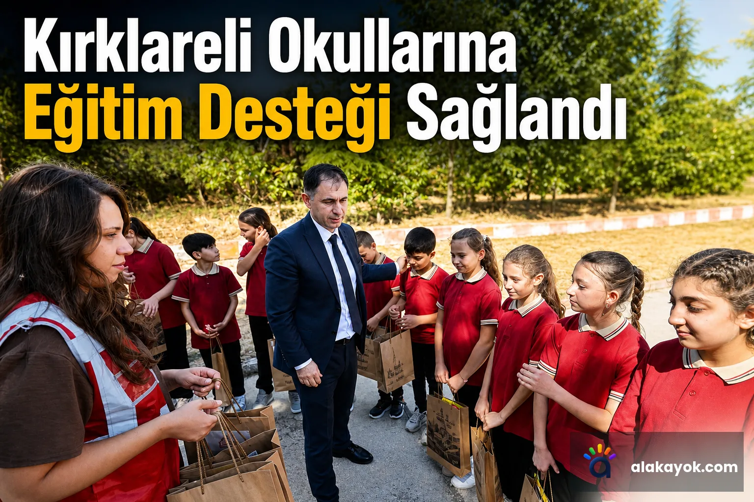 Kırklareli Okullarına Eğitim Desteği Sağlandı