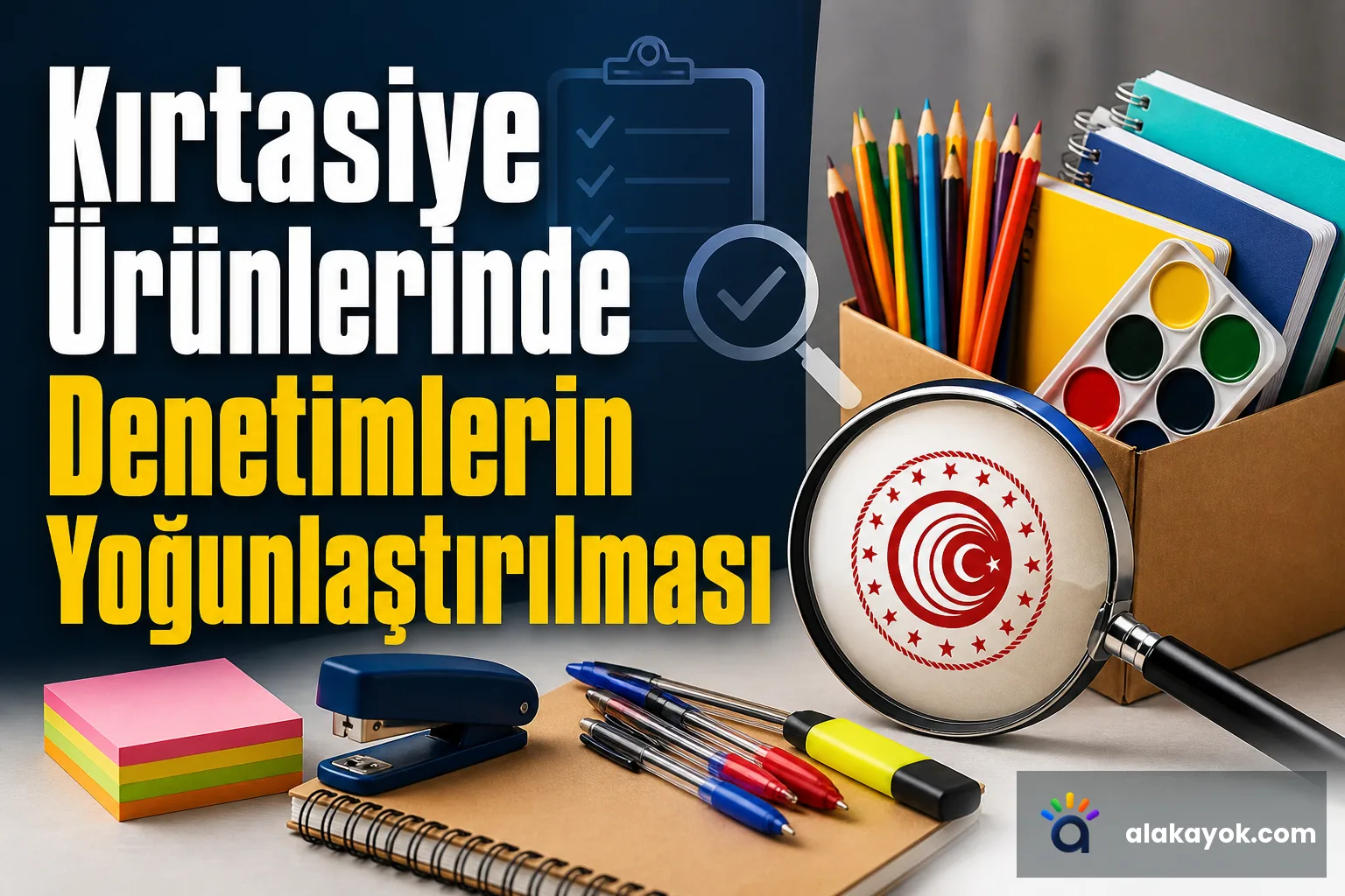 Kırtasiye Ürünlerinde Denetimlerin Yoğunlaştırılması