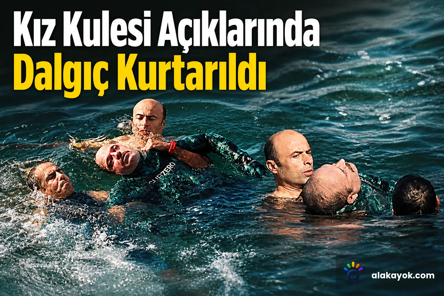 Kız Kulesi Açıklarında Dalgıç Kurtarıldı