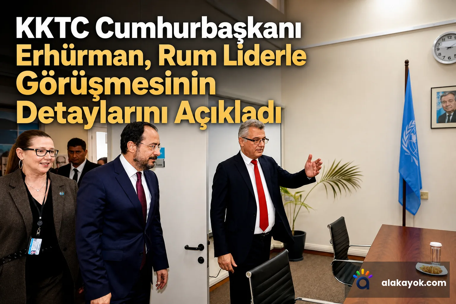 KKTC Cumhurbaşkanı Erhürman, Rum Liderle Görüşmesinin Detaylarını Açıkladı