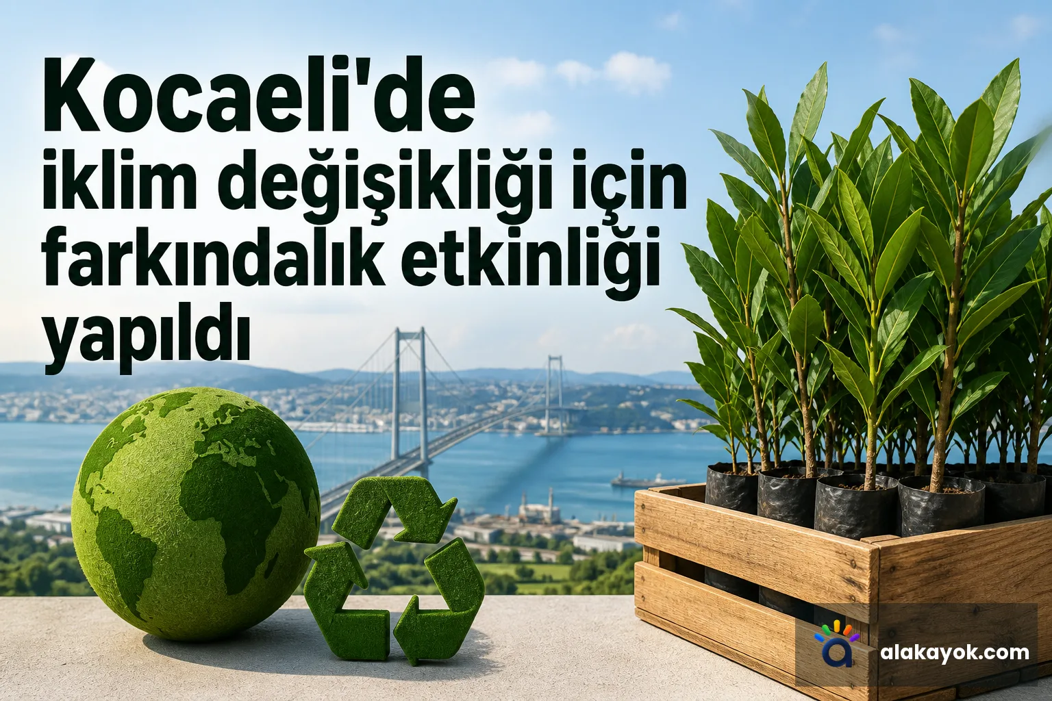 Kocaeli'de iklim değişikliği için farkındalık etkinliği yapıldı