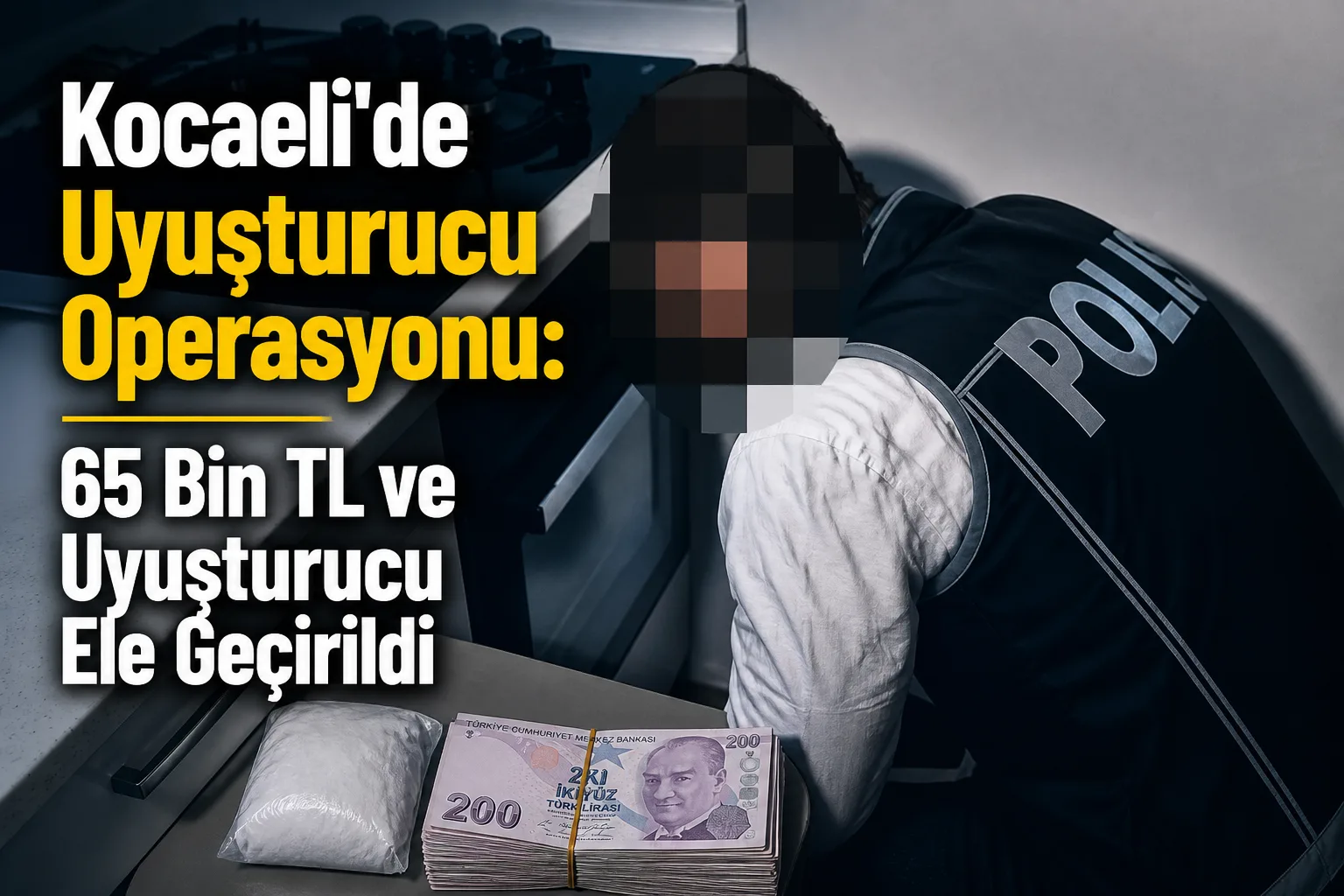 Kocaeli'de Uyuşturucu Operasyonu: 65 Bin TL ve Uyuşturucu Ele Geçirildi