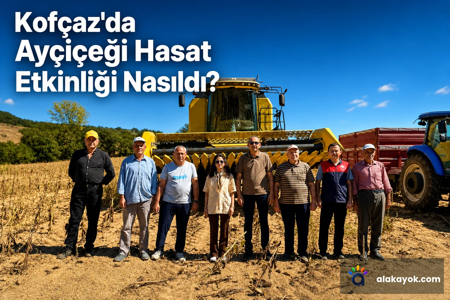 Kofçaz'da Ayçiçeği Hasat Etkinliği Nasıldı?
