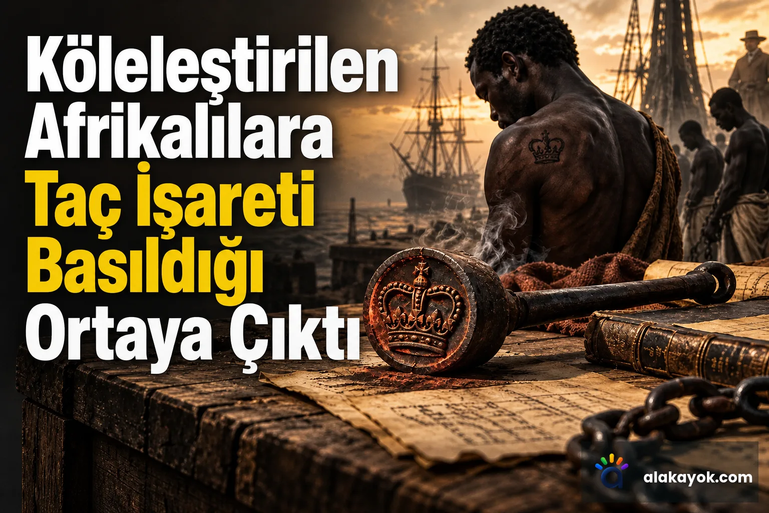 Köleleştirilen Afrikalılara Taç İşareti Basıldığı Ortaya Çıktı