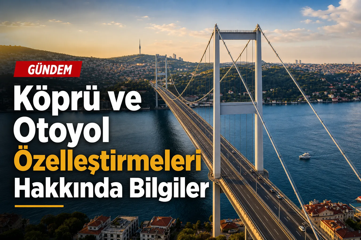 Köprü ve Otoyol Özelleştirmeleri Hakkında Bilgiler