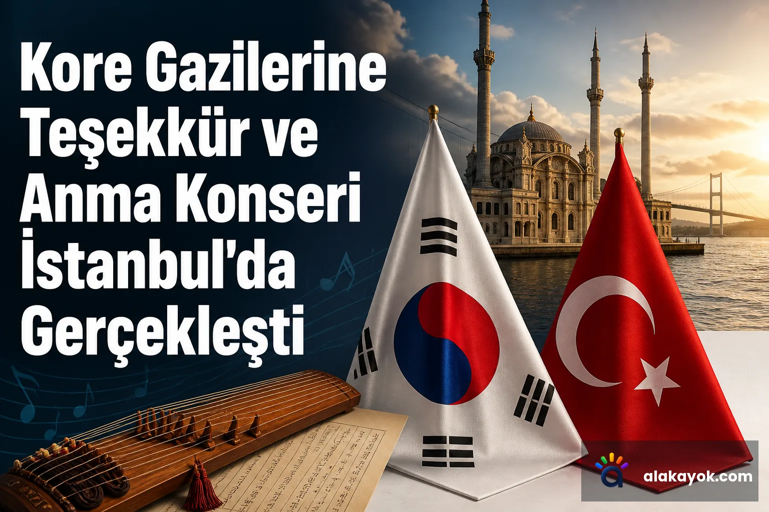 Kore Gazilerine Teşekkür ve Anma Konseri İstanbul'da Gerçekleşti