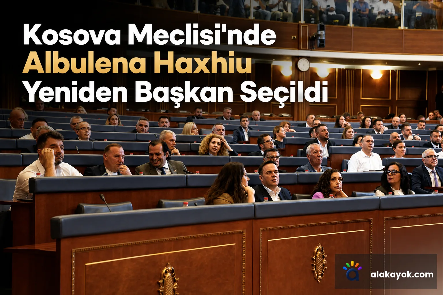 Kosova Meclisi'nde Albulena Haxhiu Yeniden Başkan Seçildi