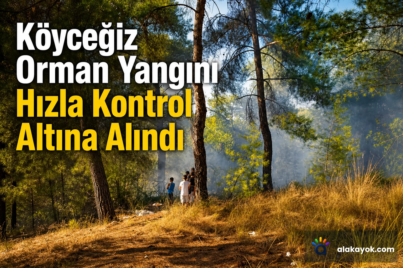 Köyceğiz Orman Yangını Hızla Kontrol Altına Alındı
