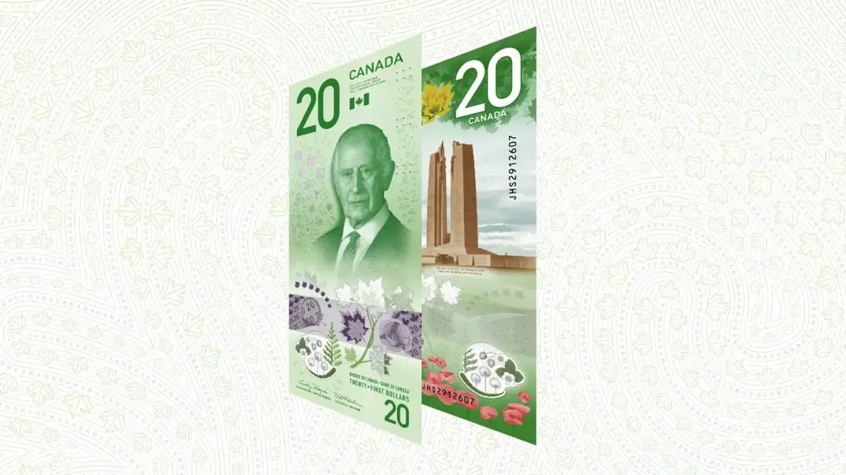Kral Charles Portreli Kanada Doları Banknotu Tanıtıldı