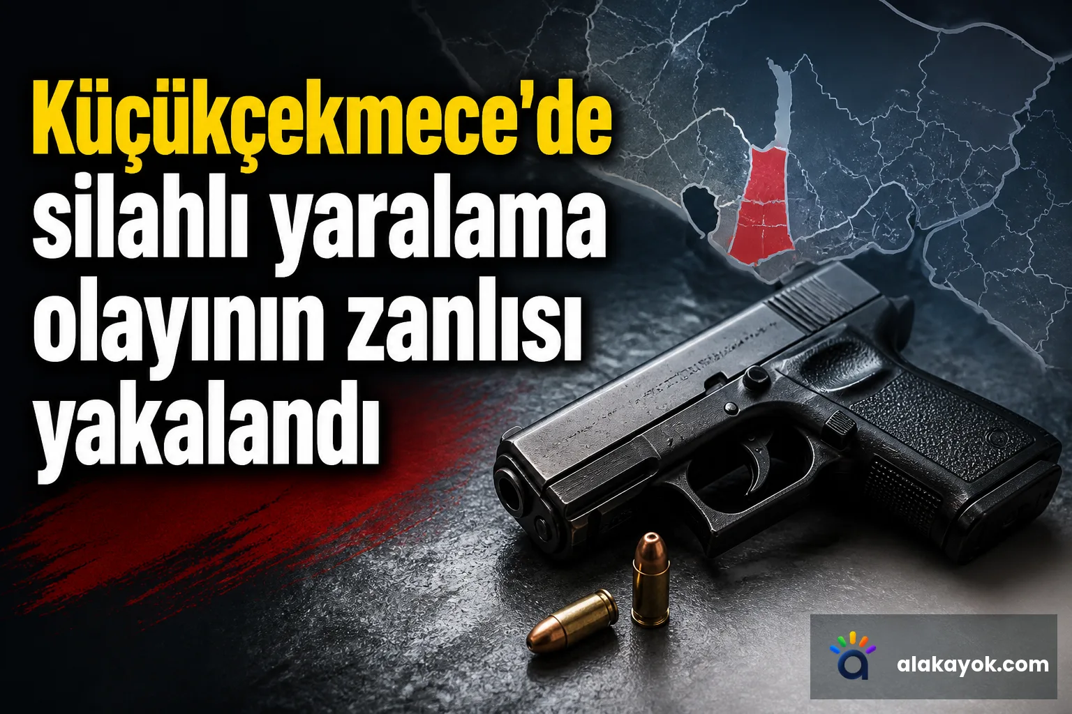 Küçükçekmece'de silahlı yaralama olayının zanlısı yakalandı