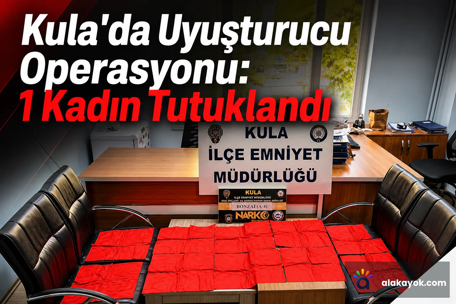 Kula'da Uyuşturucu Operasyonu: 1 Kadın Tutuklandı
