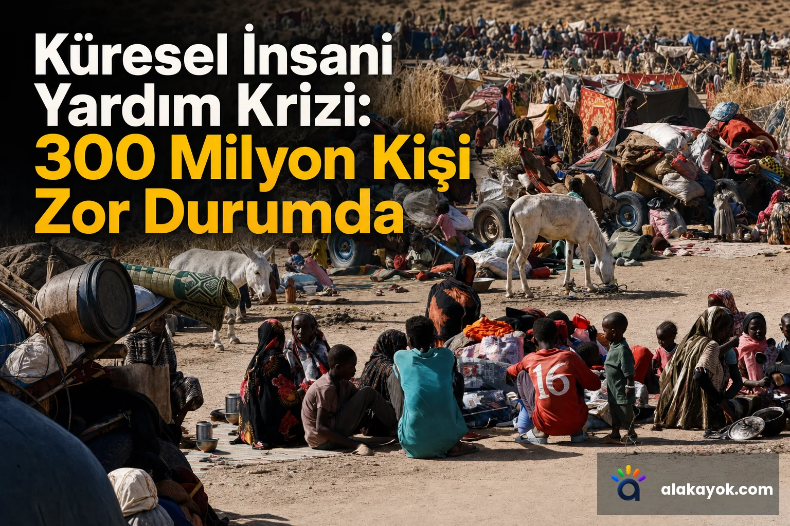 Küresel İnsani Yardım Krizi: 300 Milyon Kişi Zor Durumda