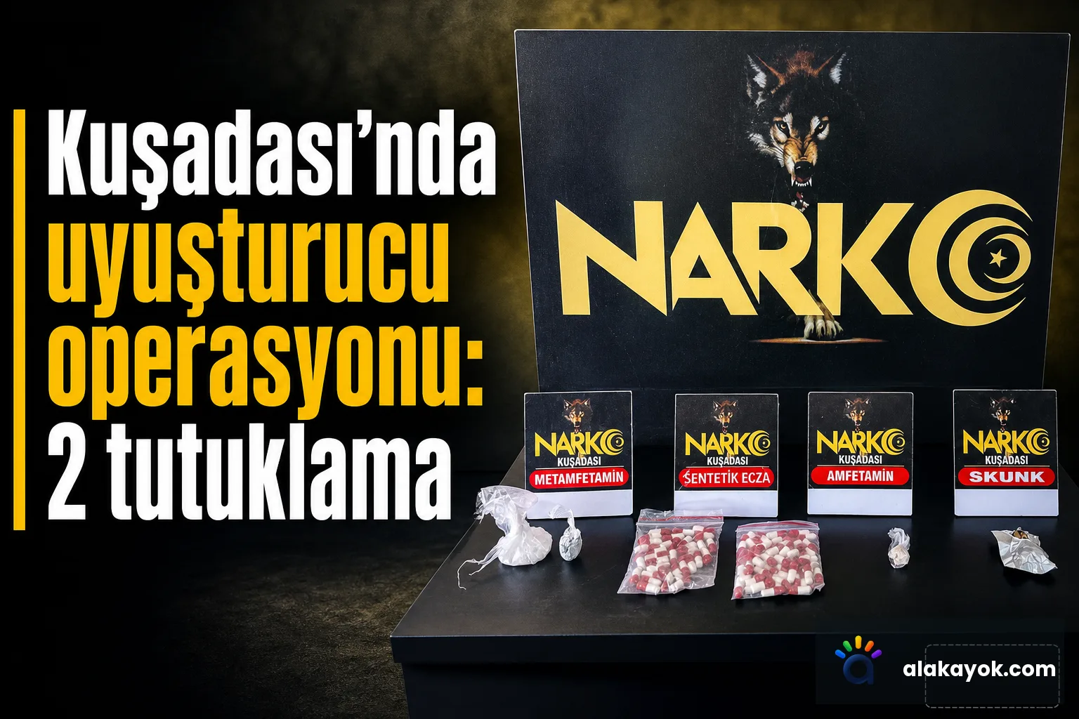 Kuşadası'nda uyuşturucu operasyonu: 2 tutuklama