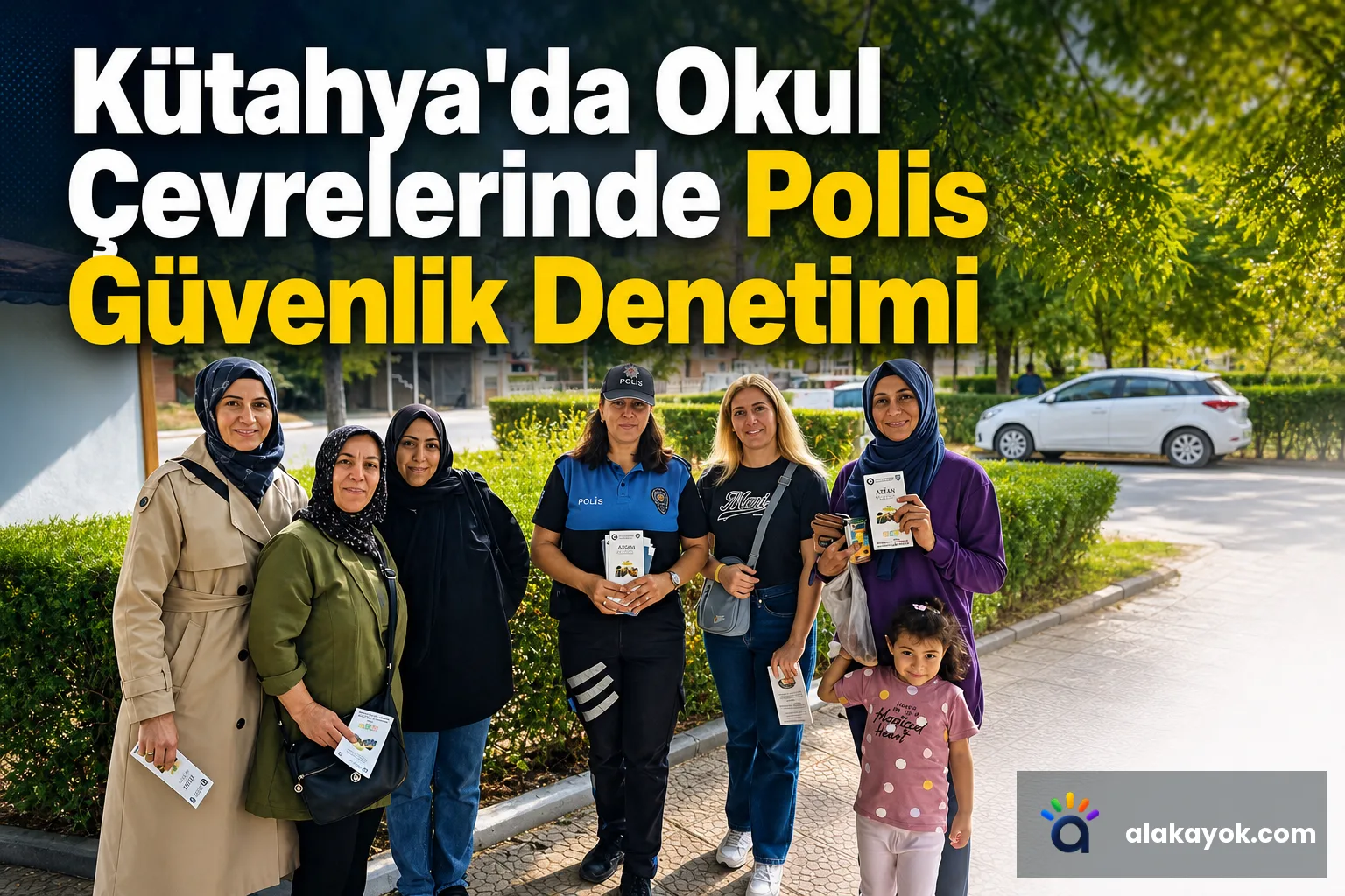 Kütahya'da Okul Çevrelerinde Polis Güvenlik Denetimi