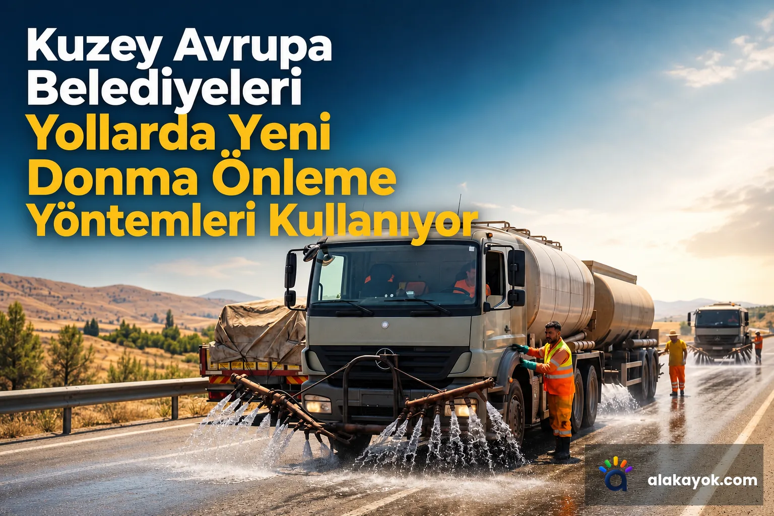 Kuzey Avrupa Belediyeleri Yollarda Yeni Donma Önleme Yöntemleri Kullanıyor