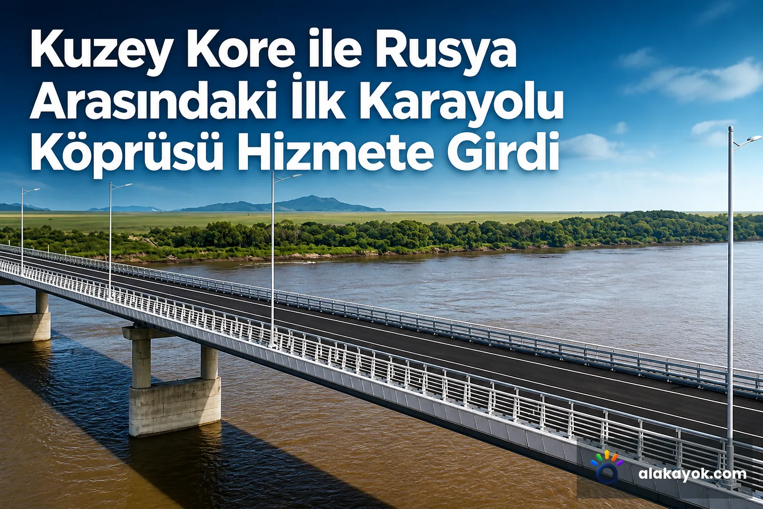 Kuzey Kore ile Rusya Arasındaki İlk Karayolu Köprüsü Hizmete Girdi