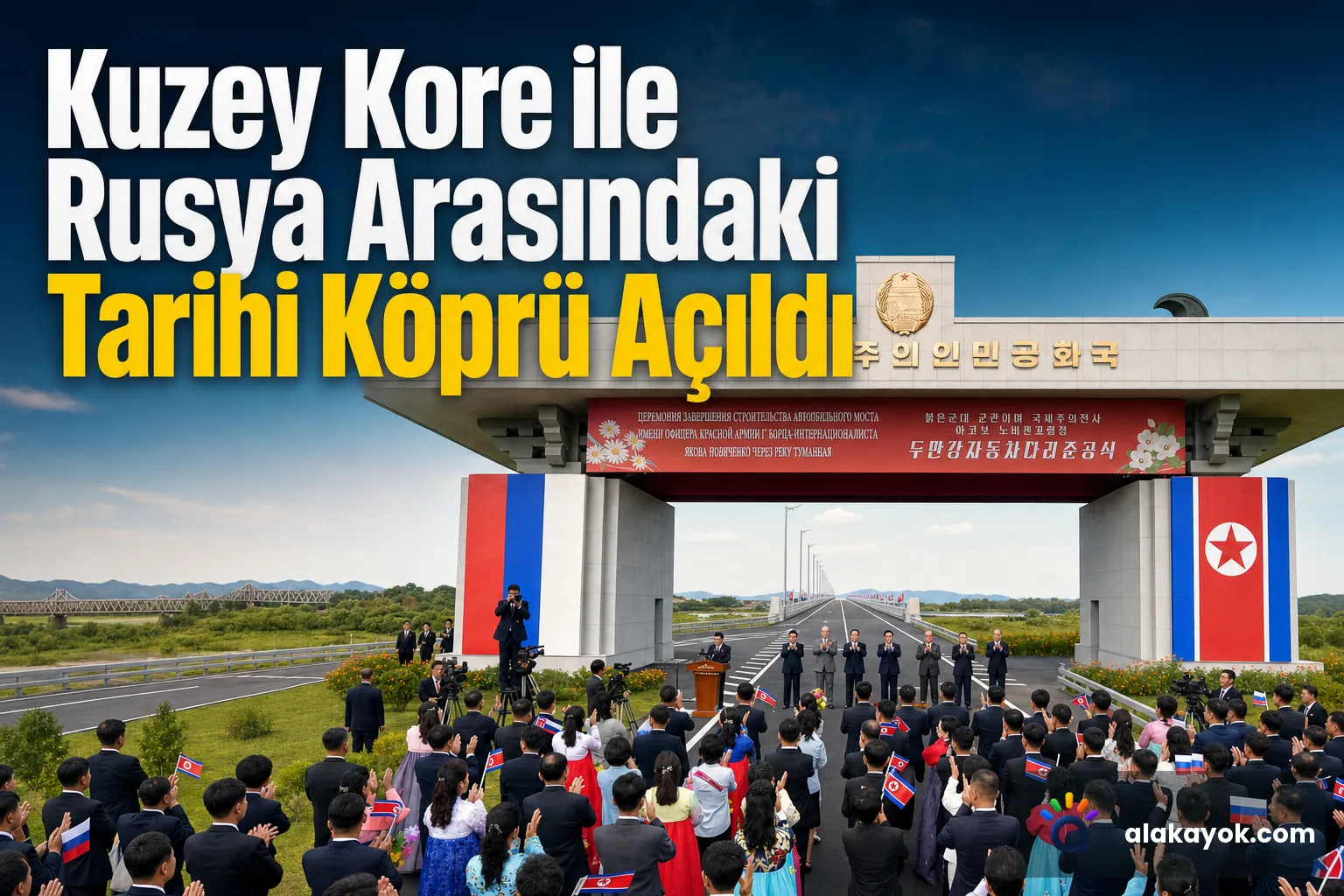Kuzey Kore ile Rusya Arasındaki Tarihi Köprü Açıldı