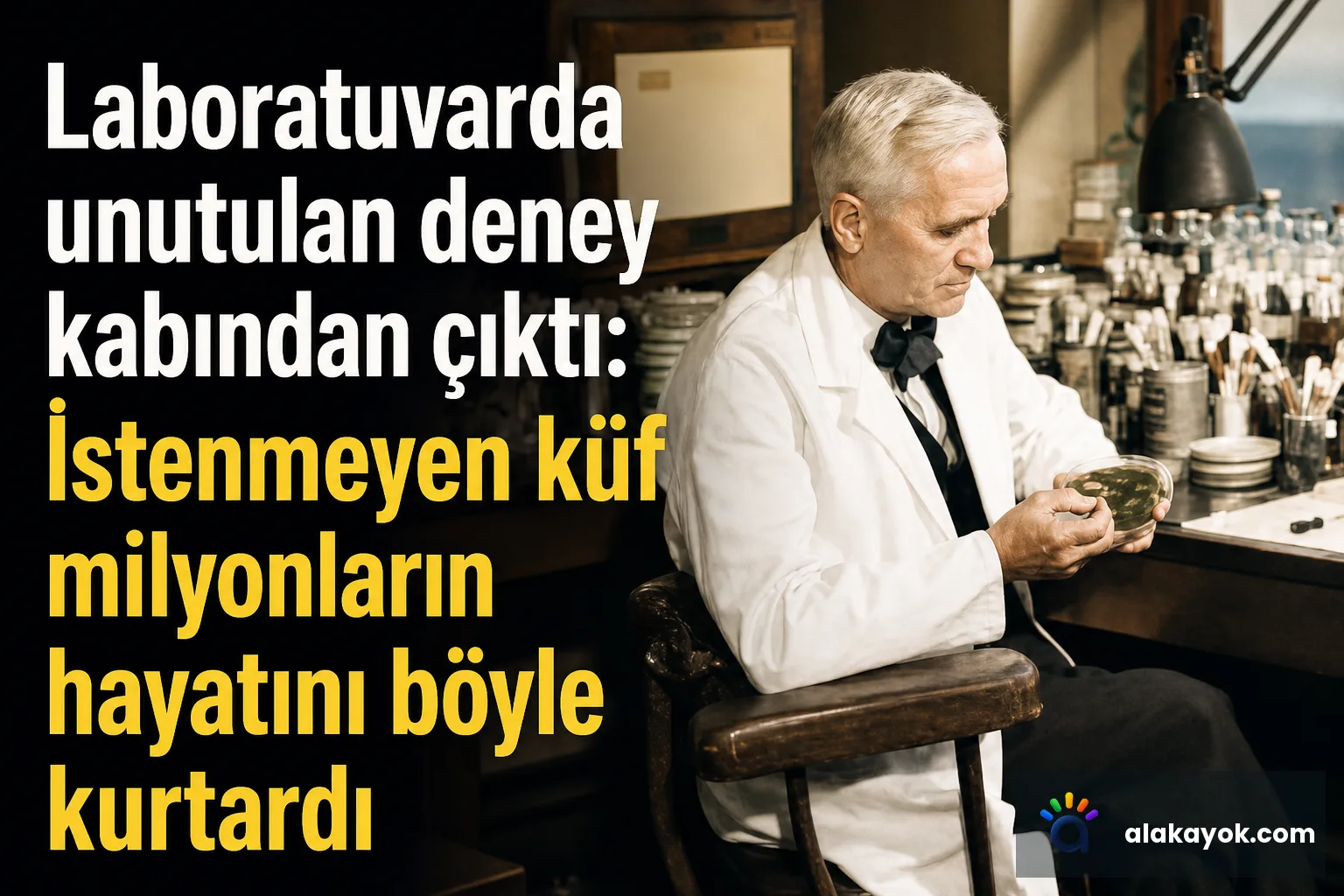 Laboratuvarda unutulan deney kabından çıktı: İstenmeyen küf milyonların hayatını böyle kurtardı