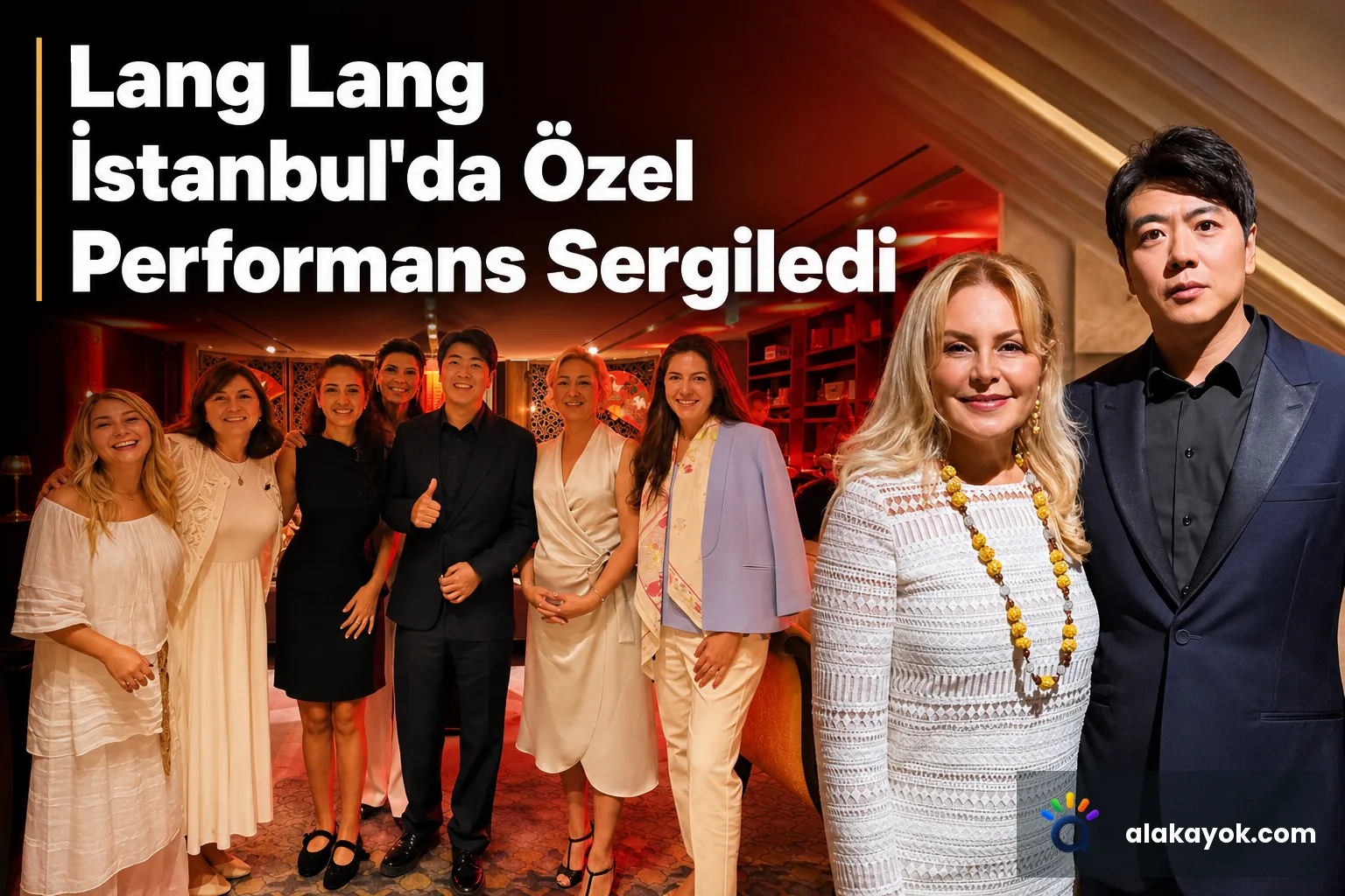 Lang Lang İstanbul'da Özel Performans Sergiledi