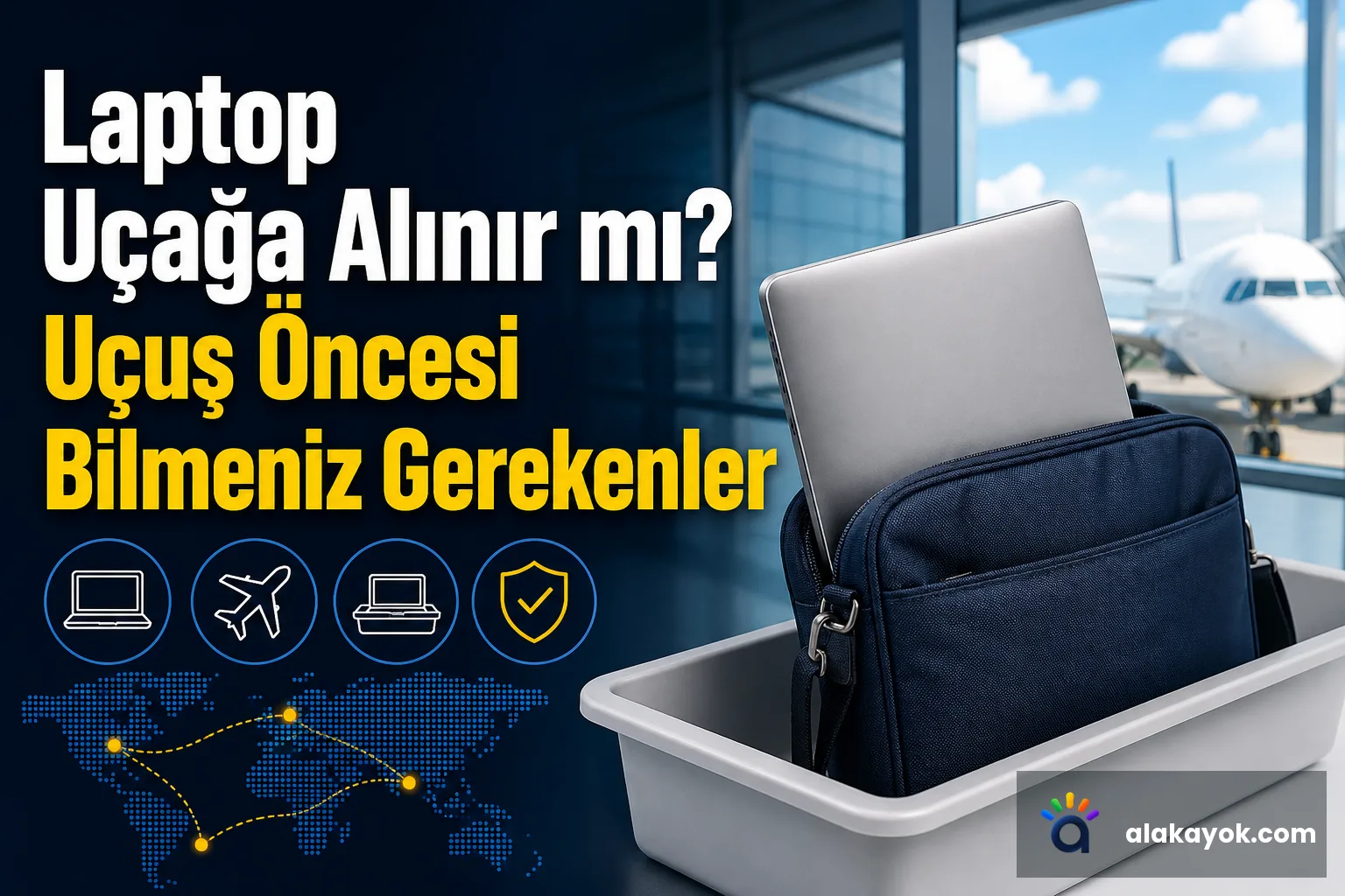 Laptop Uçağa Alınır mı? Uçuş Öncesi Bilmeniz Gerekenler