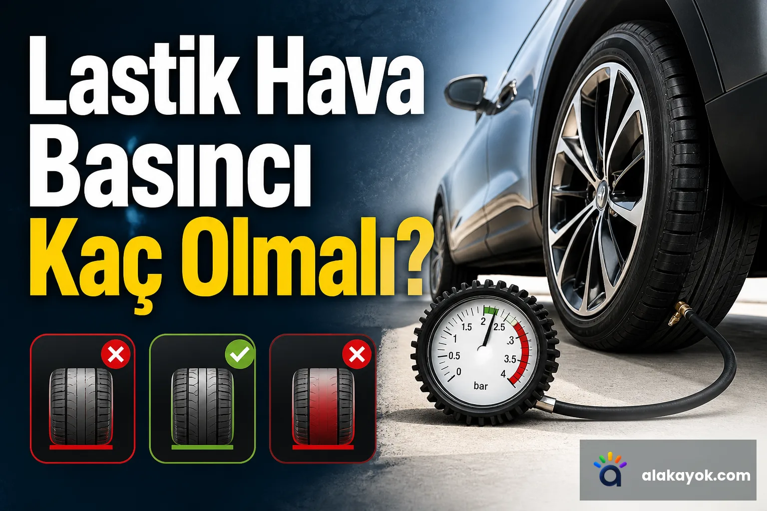 Lastik Hava Basıncı Kaç Olmalı?